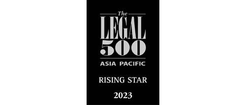 The Legal 500 Asia Pacific 2023 - Rising star