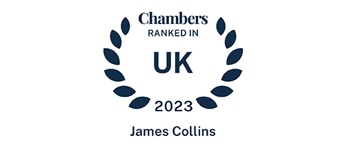 Chambers UK 2023 - James Collins - Ranked in