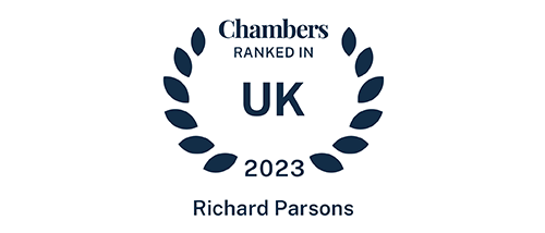 Chambers UK 2023 - Richard Parsons - Ranked in 