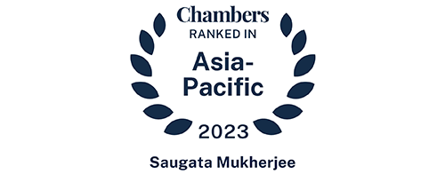 Chambers Asia Pacific 2023 - Saugata Mukherjee - Ranked in 