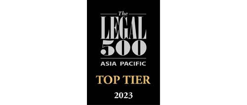 The Legal 500 Asia Pacific 2023 - Top tier