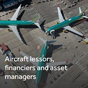 Aircraft lessors, financiers and asset managers